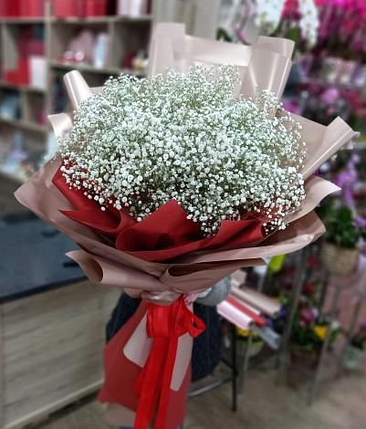 Букет цветов из: Гипсофила в Саяногорске