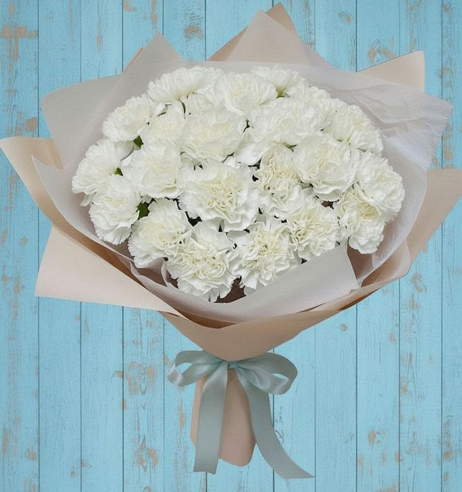 Букет цветов из: Гвоздики в Саяногорске