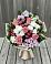 Букет цветов из: Альстромерии, Гвоздики, Розы и Хризантемы в Саяногорске