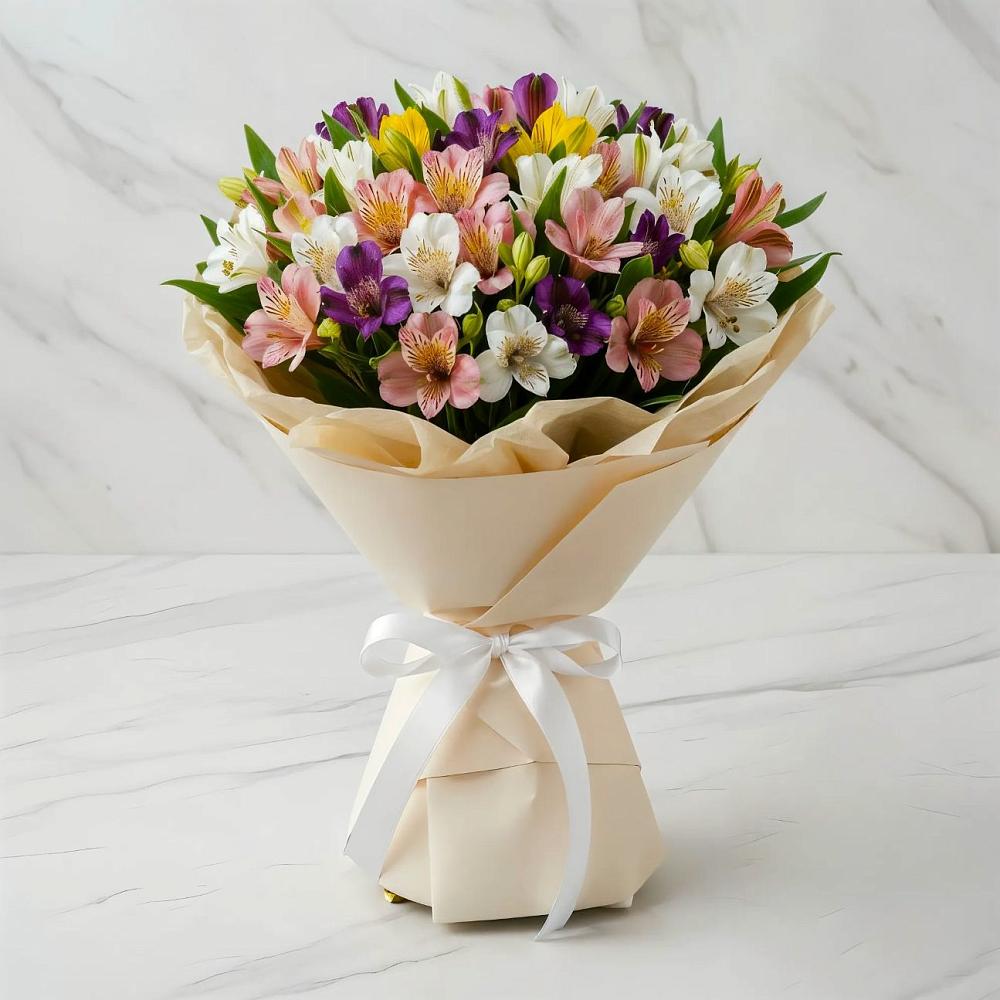 Букет цветов из: Альстромерии в Саяногорске