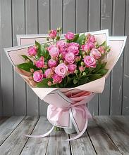 Букет Розовый кустик в Саяногорске