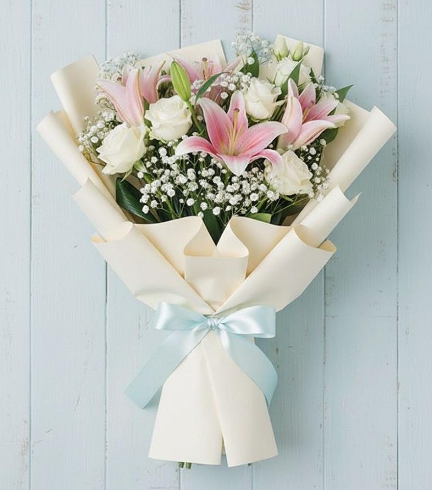 Букет цветов из: Лилии в Саяногорске