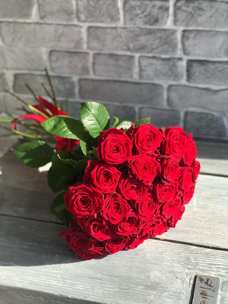 Букет Красные розы Фридом в Саяногорске