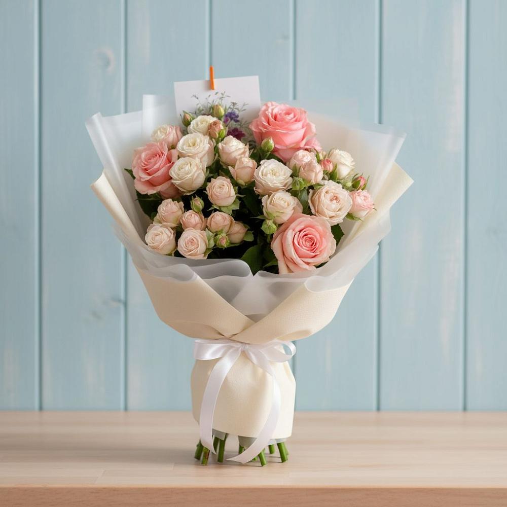 Букет цветов из: Розы в Саяногорске