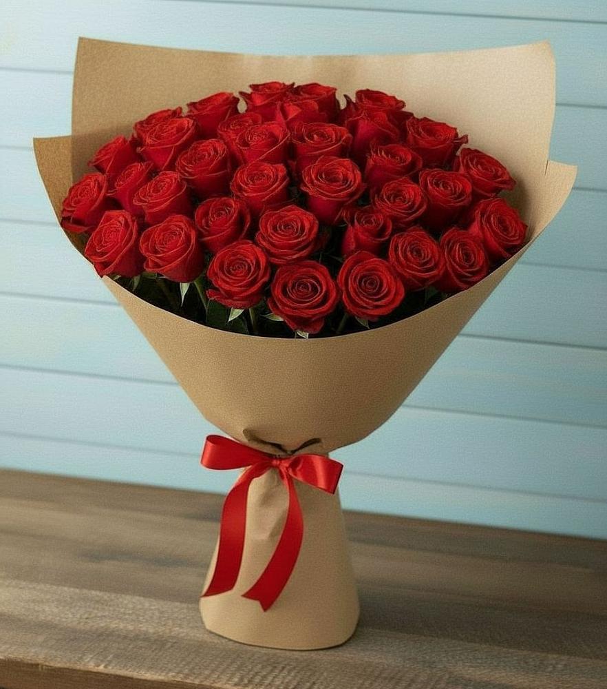 Букет Красные розы Милано в Саяногорске
