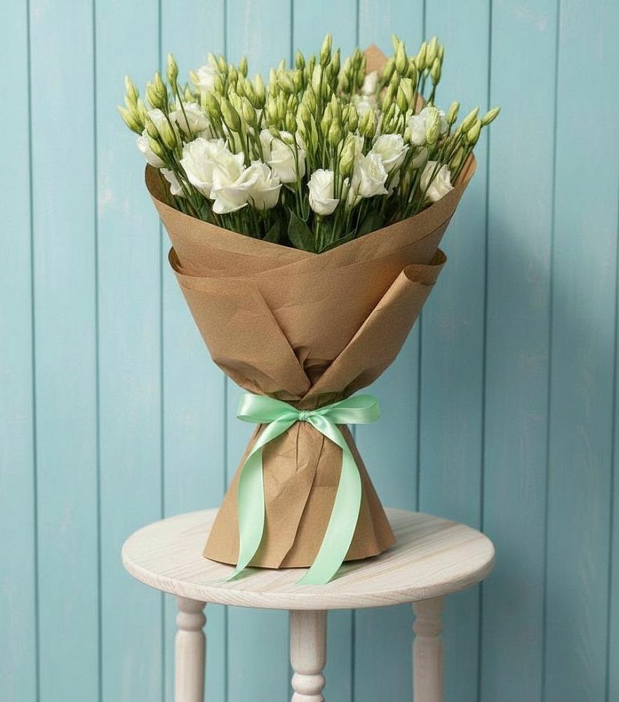 Букет цветов из: Лизиантусы в Саяногорске