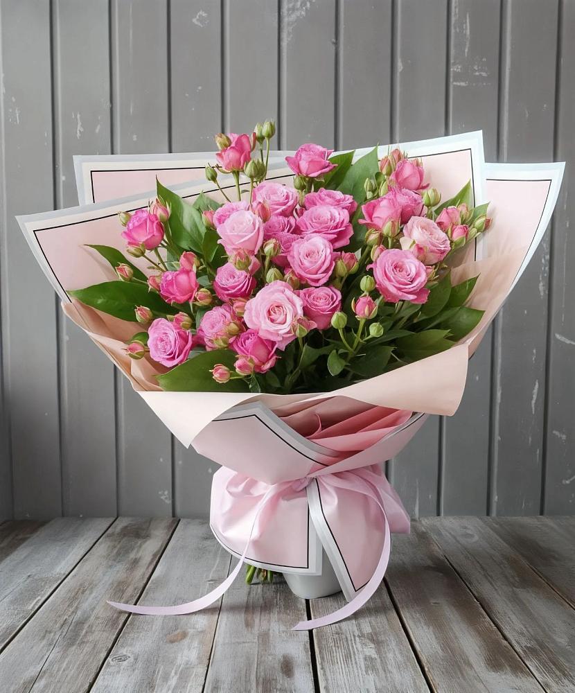 Букет Розовый кустик в Саяногорске