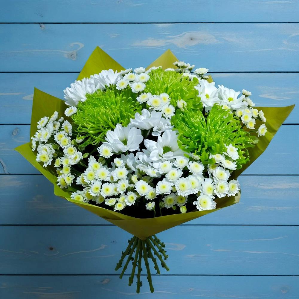Букет цветов из: Хризантемы в Саяногорске