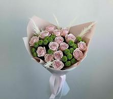 Букет цветов из:  Розы и Хризантемы в Саяногорске