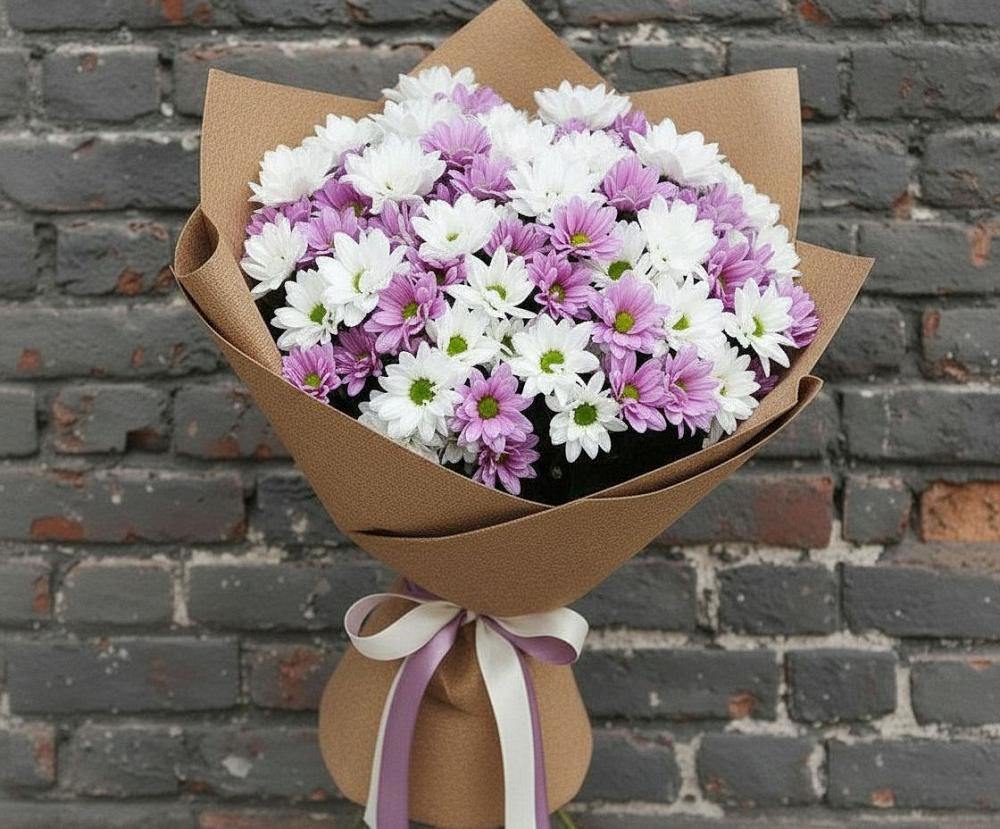 Букет цветов из: Хризантемы в Саяногорске