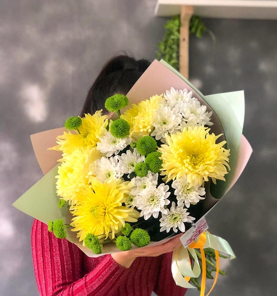Букет цветов из: Хризантемы в Саяногорске