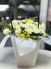 Цветочная композиция из Розы  в Саяногорске
